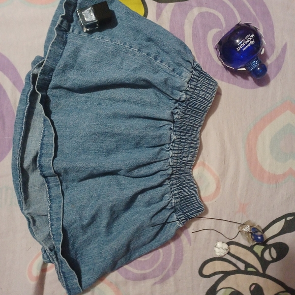 Mini jean denim skirt - Picture 3 of 5